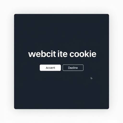 Ejemplo de un banner de cookies en un sitio web, mostrando opciones para aceptar o rechazar el uso de cookies.