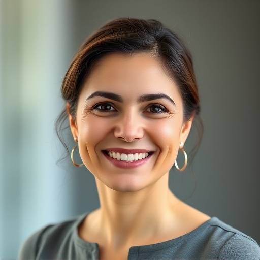 Retrato de Marta Garcia, la coordinadora de cursos de Elocuencia Excepcional, luciendo una sonrisa amable y profesional.