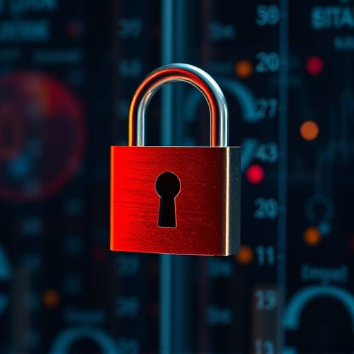 Un candado cerrado, simbolizando la seguridad y protección de datos.